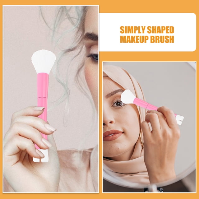 Greenadscape 2Ud Brochas De Maquillaje Rosa Para Nariz Rubor Y Uso En Casa