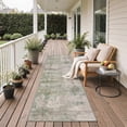 thumbnail image 5 of GENIMO 2'x7' Runner Rug, Washable Non Slip Soft Abstract Hallway Runner for Kitchen Entryway Laundry Room, Dusty Sage, 5 of 6