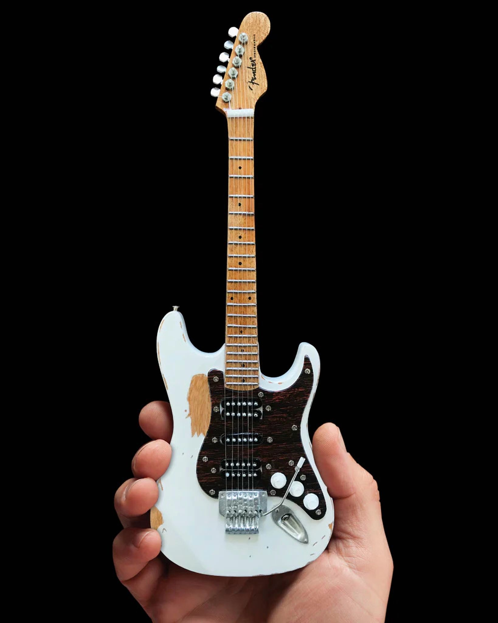 Fender Stratocaster Vintage White 10 Inch Miniature Guitar Replica