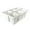 White, variant on Reusable Nursery Pots, Planting Trays, Seed Starter Tray With Drainage Holes For Flowers and Vegetables, Durable Flexible Material, Indoor Outdoor Use, Easy To Clean and Space Saving