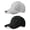 Black Gray, variant on 2 Pcs Adjustable Breathable Rhinestone Baseball Cap for Women Men Sequins Casual Sports Cap