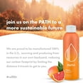thumbnail image 3 of PATH Water Ultra-Purified Sparkling Grapefruit Mango Flavored Water, 20 fl oz, 4 pack Aluminum Bottles, 3 of 8