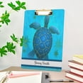 thumbnail image 6 of FMSHPON Sea Turtle Clipboard Hardboard Wood Nursing Clip Board and Pull for Standard A4 Letter 13x9 inches, 6 of 6