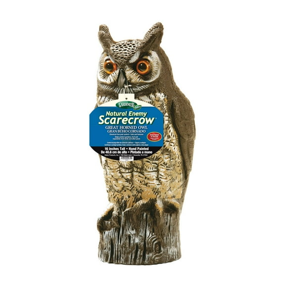 ORNAMENT OWL PLASTIC 16" (Pack of 1)