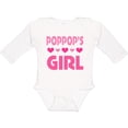 thumbnail image 3 of Inktastic Poppop Girl Granddaughter Girls Long Sleeve Baby Bodysuit, 3 of 5
