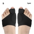 thumbnail image 3 of Seitruly Separadores de dedos estirables para Hallux Valgus hechos de SEBS y correctores de juanetes de tela de Lycra Suministros de ortodoncia NO3, 3 of 6