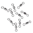 thumbnail image 3 of Fishing Swivels Rolling Swivels Fishing Connector Ball Bearing Solid Rings Rig Connector Size 3 8 12 8, 3 of 6