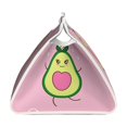 thumbnail image 3 of Lsque Cute Avocado Printed Long Tissue Box Cover Holder, Facial Paper Organizer Dispenser,Triangle with Bottom Belt, PVC Leather Decorative Organizer, 3 of 9
