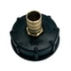 thumbnail image 2 of Adaptador de accesorios de tanque IBC Tote 1/2 "3/4" 1 " - Negro 1/2'' Macarena Adaptador de tanque de agua IBC, 2 of 8