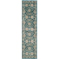 thumbnail image 2 of SAFAVIEH Vintage Persian Maggie Distressed Polyester Runner Rug, Turquoise/Multi, 2'2" x 6', 2 of 7