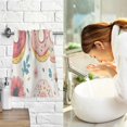 thumbnail image 7 of Yayeee 100% Cotton Hand Towels for Bathroom 16" x 28" Soft Absorbent Kitchen Towel, Pink Donut, 7 of 7