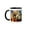 Black/White, variant on 3drose, Udaipur, Rajasthan, India, Decorated Camel, Diwali Festival of Lights, 11oz Mug
