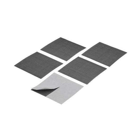 3 x 3 in. Charcoal Aluminum Screen Repair Patch - Case of 5 - Pack of 10