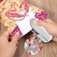 thumbnail image 6 of Mini Bag Sealer, Handheld Vacuum Sealer with Built-in Cutter, White or Gray Plastic Resealer Machine for Food Storage, Non-stick & Battery Powered for Easy Sealing, Perfect for Kitchen, 6 of 7