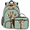 Multicolour 3, variant on Herdesigns Cute Large Backpack Set with Lunch Box Lightweight Water Resistant Travel Laptop Backpacks Casual Daypacks for Women Men, Elephant Giraffe