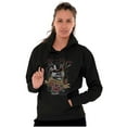 thumbnail image 3 of Life's A Gamble Skull Rose Tattoo Unisex Plus Fleece Graphic Hoodie Brisco Brands 3X, 3 of 5