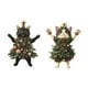 thumbnail image 2 of Adorno navideño de para de , decoración navideña plana 2D, colgante, regalo para amantes de los gatos, decoración navideña única, 2 of 7