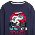 thumbnail image 3 of Hot Wheels - I'm Not Yeti For Love - Toddler & Youth Long Sleeve Graphic T-Shirt, 3 of 5