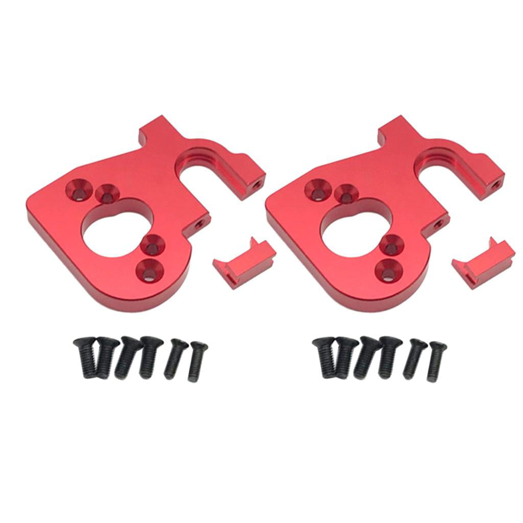 RC Car Motor Mount Fits for WLtoys 144001 1/14 RC Car Buggy Crawler Red 