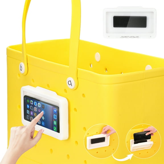 Phone Case Holder for Bogg Bags, Universal Water-Proof Plastic Insert Charm Phone Holder - Accessories for Bogg Bags