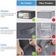 thumbnail image 4 of Bolsas de almacenamiento HomeHacks Storage, paquete de 3 unidades, organizador de ropa, 35 L, 4 of 8