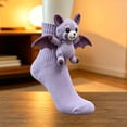thumbnail image 5 of FAIOROI 3D Plush Animal Crew Socks for Women, Cute Cartoon Stuffed Toy Socks, Soft Cozy Knit Holiday Christmas Sock, 5 of 7