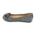 thumbnail image 2 of Victoria K Women's Glen Plaid Matching Bow With Rhinestone Ballerina Flats, 2 of 8