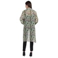 thumbnail image 5 of Moomaya Womens Printed Front Open Shrug Full Sleeve Summer Sheer Cardigan, 5 of 8
