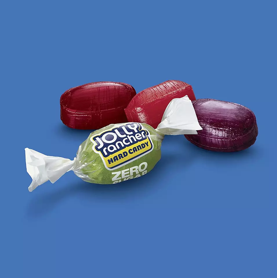 JOLLY RANCHER Hard Candy, Assorted Flavors, Sugar-Free, 3.6-Ounce (6 Bags) Sale!