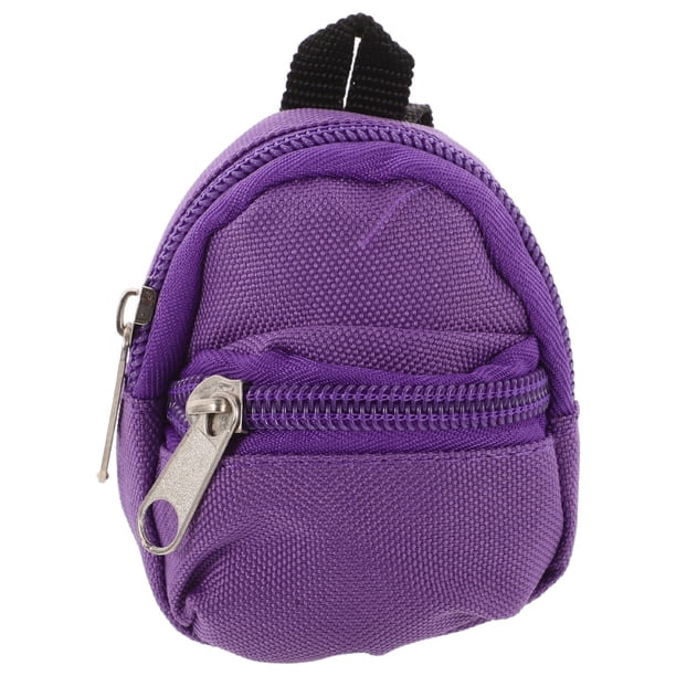 Mini mochila escolar, mini mochila para muñecas, mini decoración de casa, microescena