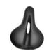 thumbnail image 4 of Asiento de bicicleta de cuero PU con almohadilla ergonómica para bicicleta de montaña Negro, 4 of 8