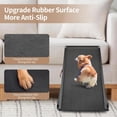 thumbnail image 6 of Slsy Dog Ramp, Upgrade Rubber Mat Folding Wooden Pet Ramp, 4 Adjustable Heights 13.7'' to 19.6'' for Bed,Couch,Car,Great for Small & Large Old Dogs & Cats, Supports up to 150 lbs, 6 of 9