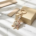 thumbnail image 7 of Loamitoy Keychain Pendant, 3D Turtle Design Key Holder with Sparkling Rhinestones Inlaid, Easy to Attach Lucky Charm for Keys Bags Gift Accessory, 7 of 7
