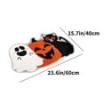 thumbnail image 3 of ToyKingdee Pumpkin Imitation Cashmer Carpet Pad Entrance Blanket Bedside Blanket 24x16 In Small And Cute Decorative Carpet, 3 of 5