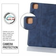 thumbnail image 4 of Dteck Case For Apple iPad Pro 11 2nd Generation (2020 Released) 11 inch, Retro Vintage Leather Wallet Smart Folio Case Stand Shockproof Protective Automatic wake/sleep Cover ,Blue, 4 of 5
