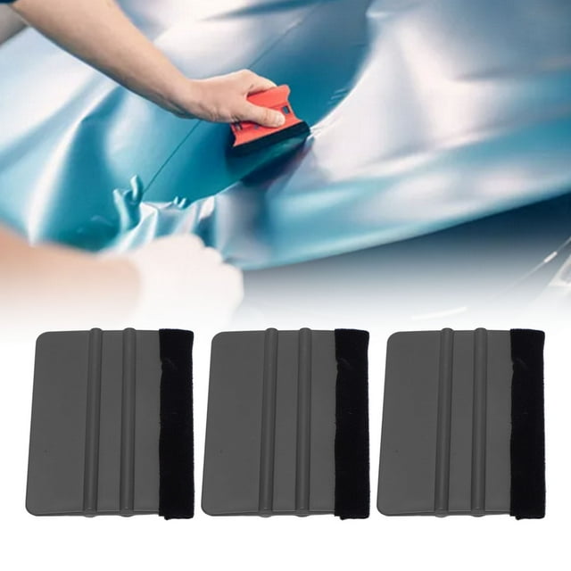 Wrap Squeegee, Sturdy Plastic, Soft Graphic Decal Scraper, 10 Pack for Electronic Repair, Widely in Automotive Film Packaging, Window Film Application