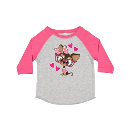 

Inktastic Valentines for Chihuahua Lover Gift Toddler Toddler Girl T-Shirt