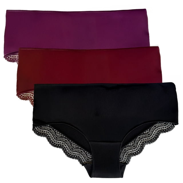 Hipster Vassarette para Mujer, no se Marca Multicolor Talla M, 3 piezas