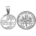 thumbnail image 3 of Rhodium Plated 925 Sterling Silver Key West Island Charm, 3 of 5