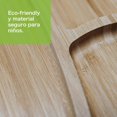 thumbnail image 4 of Plato Extendido Ecowood de Bambú y Base de Silicona con Divisiones para Bebe y Niño Ecowood  Plato y cuchara de bambú, 4 of 6