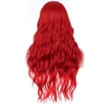 thumbnail image 3 of Pelucas rojas peluca larga ondulada para mujeres pelucas de pelo sintético rizadas resistentes al calor para fiesta de cosplay diaria o usada, 3 of 5