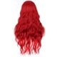 thumbnail image 3 of Pelucas rojas peluca larga ondulada para mujeres pelucas de pelo sintético rizadas resistentes al calor para fiesta de cosplay diaria o usada, 3 of 5