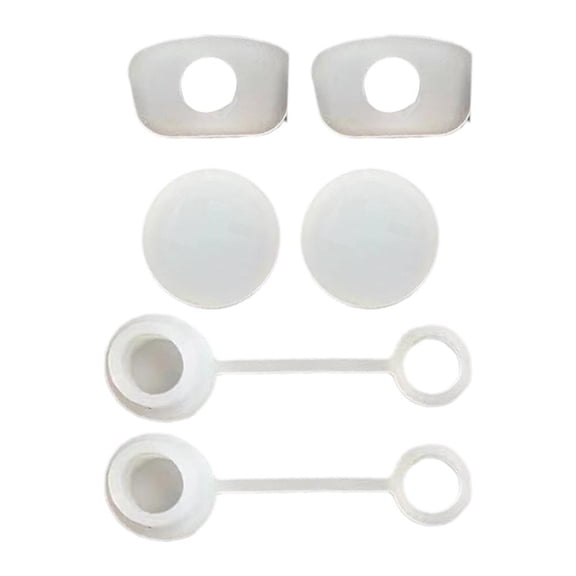 Silicone Tumbler Anti-Spill Plugs, 30oz/40oz, Straw Caps & Plugs, 6-Piece Set