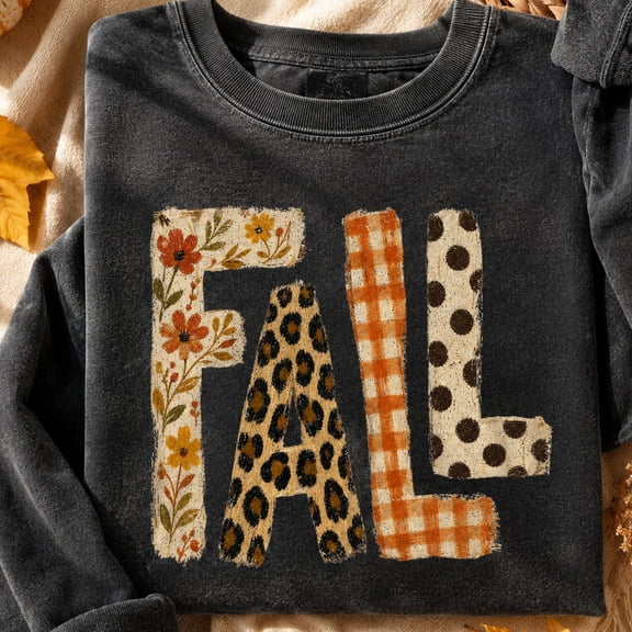 Halloween Shirt, Fall Sweatshirt, Autumn Shirt, Pumpkin Season Hoodie, Leopard Plaid Fall Graphic Tee, Thanksgiving Outfit, Cozy Fall Gift For Women