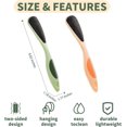 thumbnail image 2 of 2 - Pack Double - Sided Foot Pumice Stone Set with Ergonomic Handle, Easy - Reach Design for Callus Removal, Circulation Improvement, Fine - Grained Frosted Pedicure Tool for Feet Scrub & Foot Care, 2 of 7