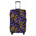 thumbnail image 2 of Goofa Golden Snake And Purple Rose Pattern Luggage Covers For Suitcase,Suitcase Cover Protector Fit 18-32 Inch Luggage-Large, 2 of 9