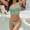 Army Green, variant on UTSJKR Womens Bikini Sexy Twist Front Push Up 2 Piece Swimsuit with Underwire Plus Size High Cut Sport Slimming Swim Wear Sky Blue 6-10