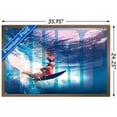 thumbnail image 3 of Surfing - Underwater Wall Poster, 22.375" x 34", Framed, 3 of 5