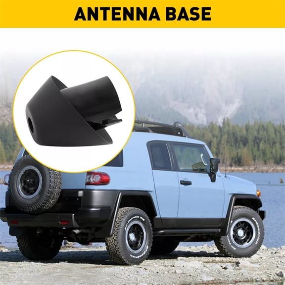 Furulu Cruiser Antenna Bezel Ornament 86392-35032 For Toyota 2007-2014 Fj
