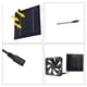 thumbnail image 5 of Moyic Ventilador de escape con Panel Solar, ventilador impermeable para baño, baño, cocina, Mini ventilación, ventilación portátil para interiores Utensilios de cocina Moyic HA063416-00, 5 of 6